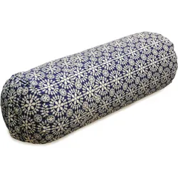 Yoga Bolster Round Vintage Style Yoga Dunkel Blau YOGISHOP.COM EINHEITSGRÖSSE