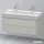 Duravit XSquare Waschtischunterschrank, 2 Schubkästen, Betongrau matt