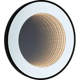 Paulmann 79561 LED Leuchtspiegel Miro IP44 Tunable White 70lm 230V 11,5W Spiegel, Schwarz matt
