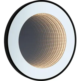 Paulmann 79561 LED Leuchtspiegel Miro IP44 Tunable White 70lm 230V 11,5W Spiegel, Schwarz matt