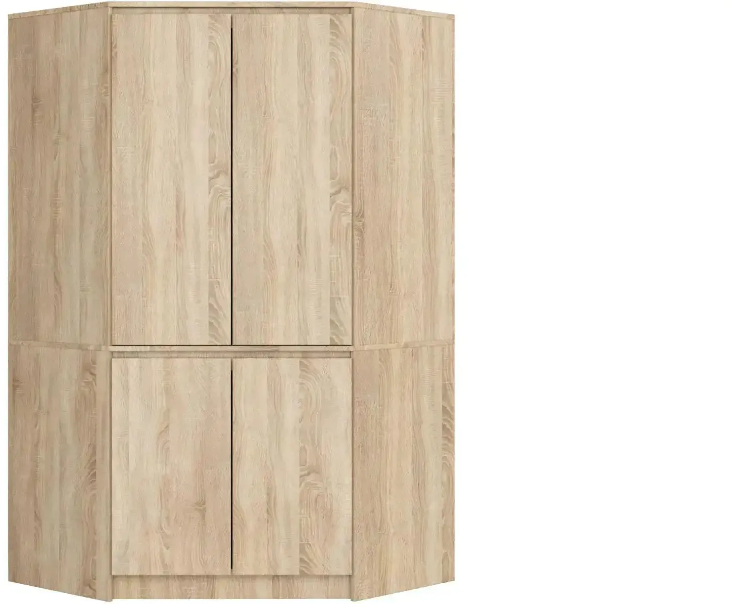 Eckschrank  Ophelia , holzfarben , Maße (cm): B: 100 H: 180