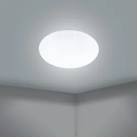 EGLO connect.z Smart Home LED Bad Deckenleuchte Totari-Z, ZigBee, App und Sprachsteuerung, Lichtfarbe einstellbar, dimmbar, Sternenhimmel IP44