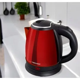 Esperanza EKK128R Wasserkocher parana 1 L Schwarz Rot 1350 w