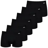 Nur Der Retro Pants Boxer Cotton Stretch schwarz/weiß M 6er Pack