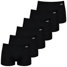 Nur Der Retro Pants Boxer Cotton Stretch schwarz/weiß M 6er Pack