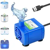 Bacxzomx Ersatzpumpe für Katzenbrunnen, Leise Trinkbrunnen Pumpe Ersatz, USB Pumpe für Katzen Trinkbrunnen, Ersatzpumpe für Katze Brunnen Hunde
