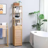 kleankin Badkommode 32 x 30 x 163 cm Beige