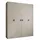 abiks möbel Drehtürenschrank COMO 200 x 245,5 x 40 cm Schwarz