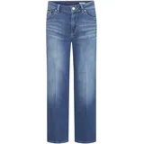 Raffaello Rossi Straight Fit Jeans aus Baumwoll-Mix Modell Kira Blau, 40