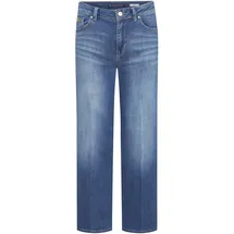 Raffaello Rossi Straight Fit Jeans aus Baumwoll-Mix Modell Kira Blau, 40