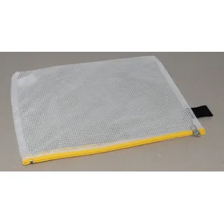 FolderSys Reißverschlussbeutel DIN A5 transparent/gelb 0,15 mm, 1 St.