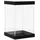 vidaXL Vitrine Transparent 14 x 14 x 22 cm Schwarz