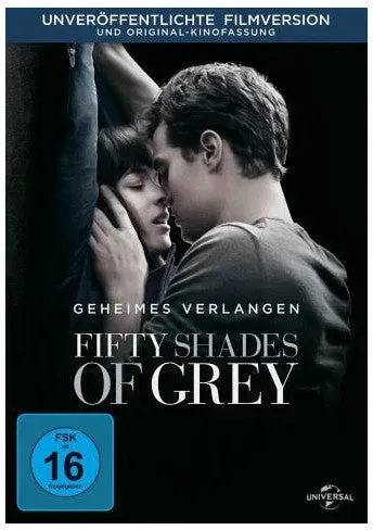 Blu-ray Fifty Shades of Grey - Geheimes Verlangen 2015 Drama/Erotik Film ab 16 mit Dakota Johnson Jamie Dornan