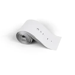KS Handel 24 Ersatzlamellen 250 cm lang individuell kürzbar Lamellenvorhang (Weiss 10er Set)