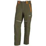 KOX Schnittschutzhose Vento 3.0 Grün/Orange Größe 50