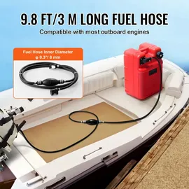 Vevor Marine-Kraftstofftank 24 L Kunststoff rot
