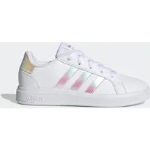 Adidas Grand Court Lifestyle Lace Tennis Cloud White / Iridescent / Cloud White 34