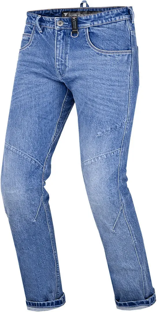 SHIMA Devon Motorrad Jeans, blau, Größe 40 für Männer