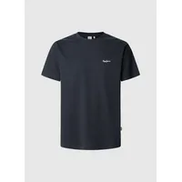 Pepe Jeans Back Clag Kurzarm-T-Shirt Dulwich Blue M