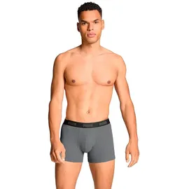 Puma Everyday Basic Boxershorts grau/schwarz S 3er Pack