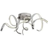 Searchlight Wirbel-LED-Flush 1 Stk. Chrom/Klar