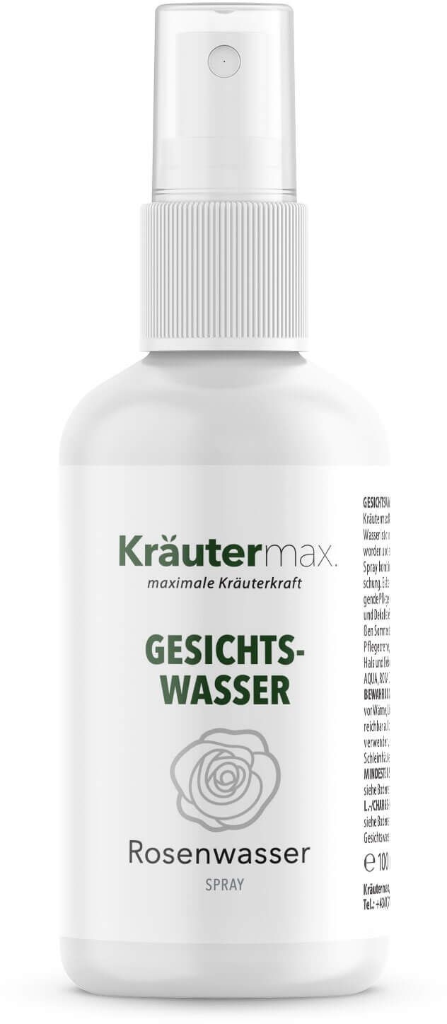 Kräutermax Gesichtswasser Rosenwasser Spray 100 ml