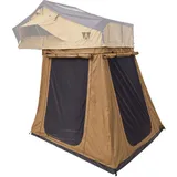 Vickywood Vorzelt Hoch 220cm für Big Willow ECO 220 Gen. 3 Dachzelt Zelt Braun