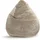 Sitting Point Sitzsack BeanBag Mink XXL Stoff Grau Taupe