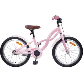 vidaXL Kinderfahrrad 18 Zoll RH 0 cm Hellrosa