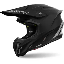 Airoh Twist 3 Color, Motocrosshelm - Matt-Schwarz - L