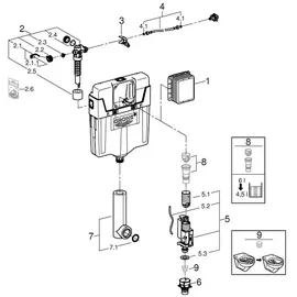 Grohe Spülkasten für Stand-WC, 38661000