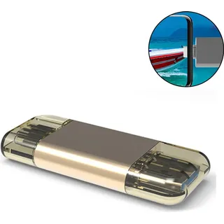 Bietet Lesen für Huawei-Handy NM, Karte Zinklegierung USB Typ C NM-Karte Dual-Use-Kartenleser mit USB- und Typ-C-Kartenleser (Hinweis: Keine Speic...