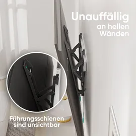 ONKRON TV Wandhalterung 32-70 60 kg, schwarz-weiß