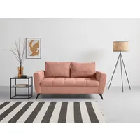 INOSIGN 2,5-Sitzer "Lörby" Sofas Gr. B/H/T: 180cm x 90cm x 92cm, Feincord, Feincord, rosa (flamingo) Belastbarkeit bis 140kg pro Sitzplatz, auch mit Aqua clean-Bezug