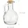 Relaxdays Öl- & Essigkanne 2er Set 180 ml Glas transparent