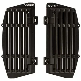 X-Grip Kühlerschutzset Schutzbügel für Motorrad Schwarz