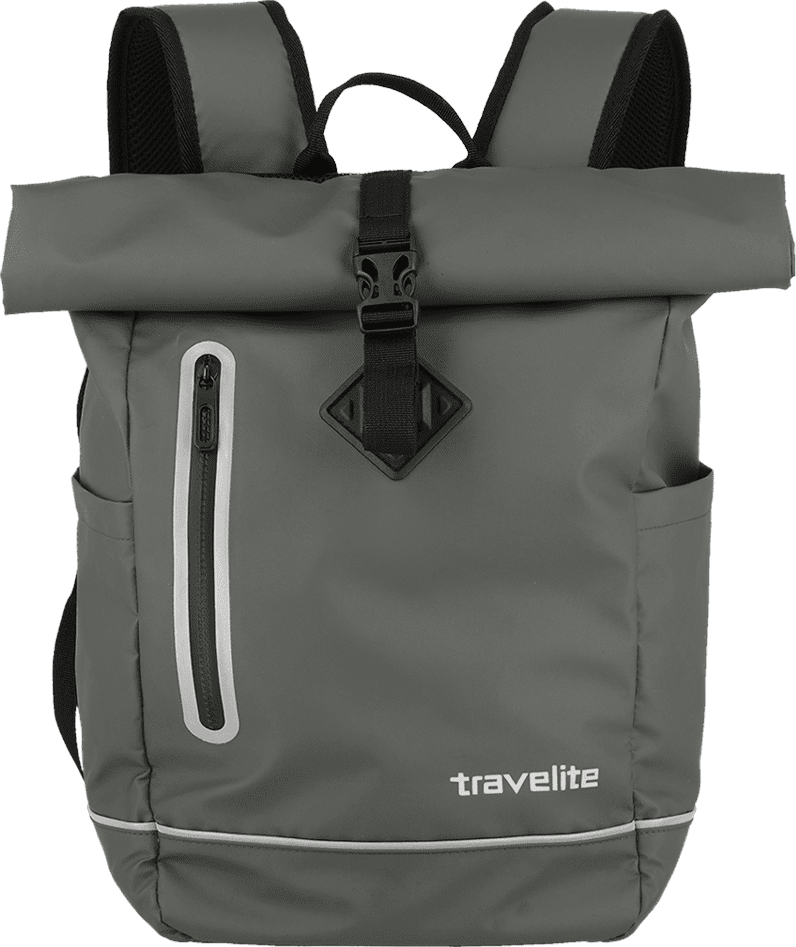 travelite BASICS Roll-Up Rucksack Plane Anthrazit