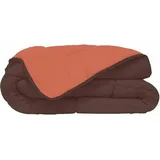 Poyet-Motte Couette Calgary Chocolat/Corail 140