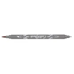 6 Stück Online Faserschreiber Calli Brush braun 4014421190628 Online