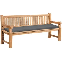 CLP Gartenbank wetterfest Jackson mit Sitzkissen Teakholz Bank mit