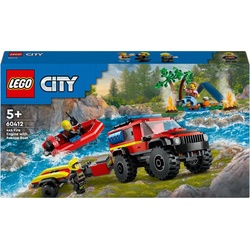 LEGO Feuerwehrgeländewagen mit Rettungsboot (60412, LEGO City)