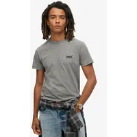 Superdry Rundhalsshirt »Organic Cotton Essential Logo T-Shirt«, Gr. XXL, Volcanic Black Grit, , 60610134-XXL