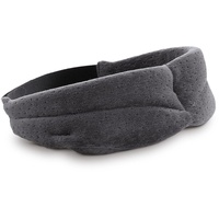TEMPUR Schlafmaske für Damen und Herren, blickdichte verstellbare Schlafbrille für tiefe Entspannung, Grau