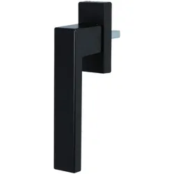 MS Beschläge Fensterolive pulverbeschichtet Schwarz Fenstergriff Aluminiumgriff 45° Rasterung