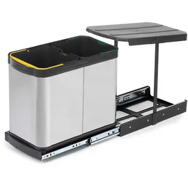 Emuca Recycle Inox 24 l Weiß