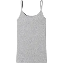 SCHIESSER Spaghettitop Pure Rib in grau-mel. 36