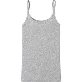 SCHIESSER Spaghettitop Pure Rib in grau-mel. 36