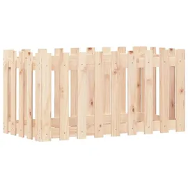 vidaXL Hochbeet Lattenzaun-Design 100 x 50 x 50 cm Kiefer