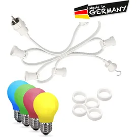 SPICELITE LED-Lichterkette spritzwassergeschützt 50 m Weiß