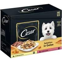 Cesar Selektion in Gelee Huhn, Rind 12 x 100 g